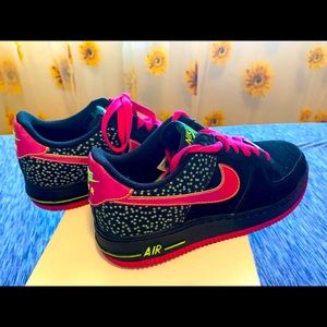 Nike Air Force with glowing stars